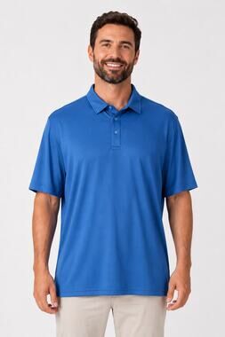 Haimont Mens Blue Golf Polo Shirt Dri Fit Collared Short Sleeve Size 3XL NWT
